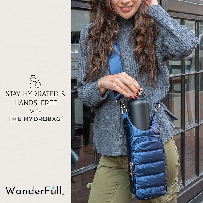 WanderFull Original HydroBag Crossbody Water Bottle Holder with Phone Pocket, Fits Water Bottles up to 32 oz - Image 5