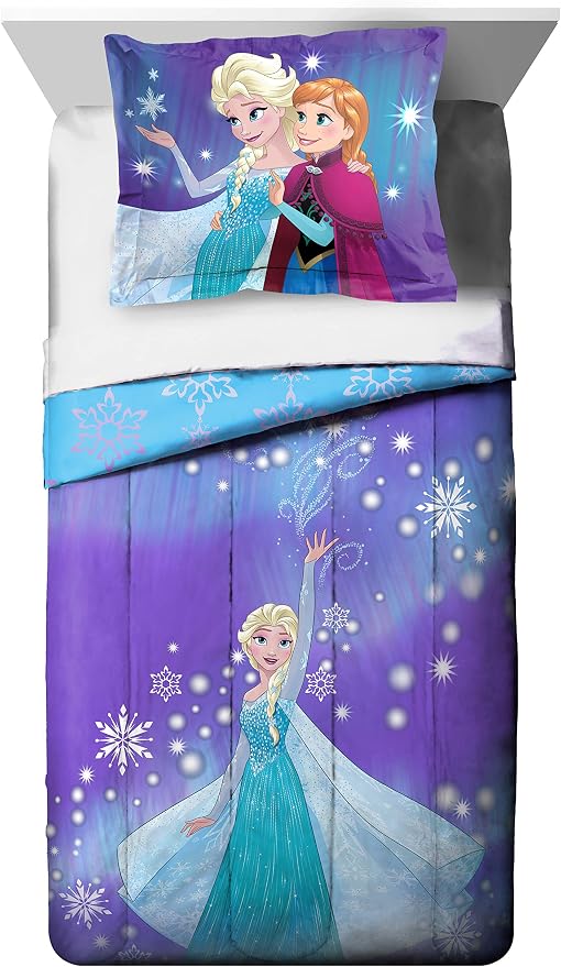 Disney Frozen 'Magical Winter' 5 Piece Twin Bed Set - Image 2