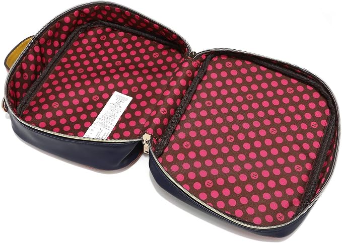 Nicole Lee Travel Handbag Crossbody Set with 3 Fashion Print Makeup Pouches, Women's Cosmetic Toiletry Organizer (Romance in Paris) - Image 6