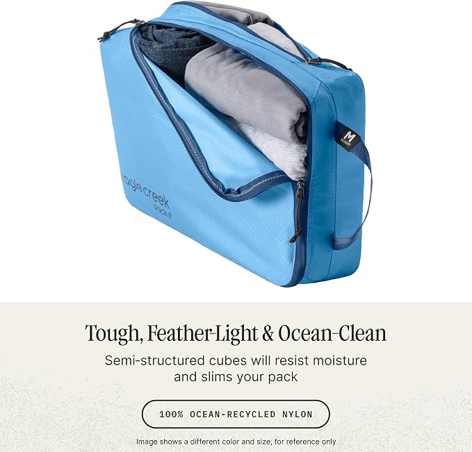 Eagle Creek Pack-It Isolate Extended Stay Set - Includes Shoe Sack, M Clean/Dirty Cube, 2x M Isolate Cube & 2x L - Travel Essentials - Storm Grey - Image 3