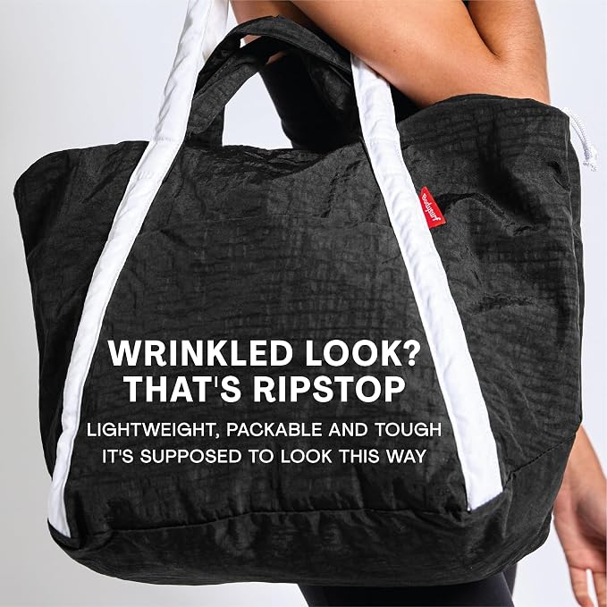 Bodysurf Beach Bag Waterproof Sandproof, Foldable Packable Travel Zip Tote - Image 2