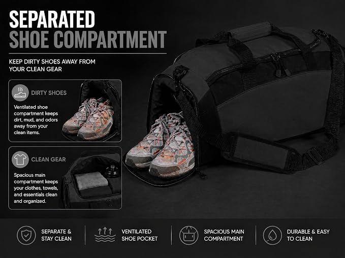 Personalized Basketball Duffel Bag with Shoe Compartment, Custom Basketball Bag with Name and Number, Basketball Travel Bag for Players, Team Sports Gear Bag - Image 5