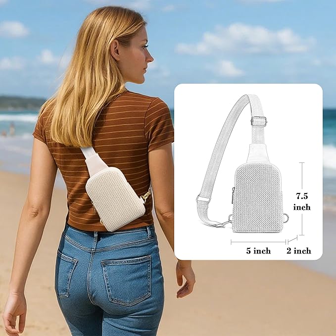 INICAT Straw Crossbody Bags Beach Gifts Small Sling Bag Summer Vacation Essentials Hawaiian Accessories Rattan Purses Women