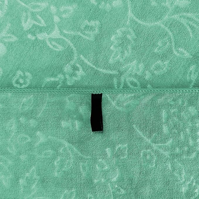 JML Extra Large Microfiber Bath Sheets Towels for Adult, 2 Pack, 35" x 70", Absorbent & Quick Dry, Soft Bathroom Towels for Hair Wrap, Sauna, Salon,Sport, Fitness, Yoga, Green - Image 5