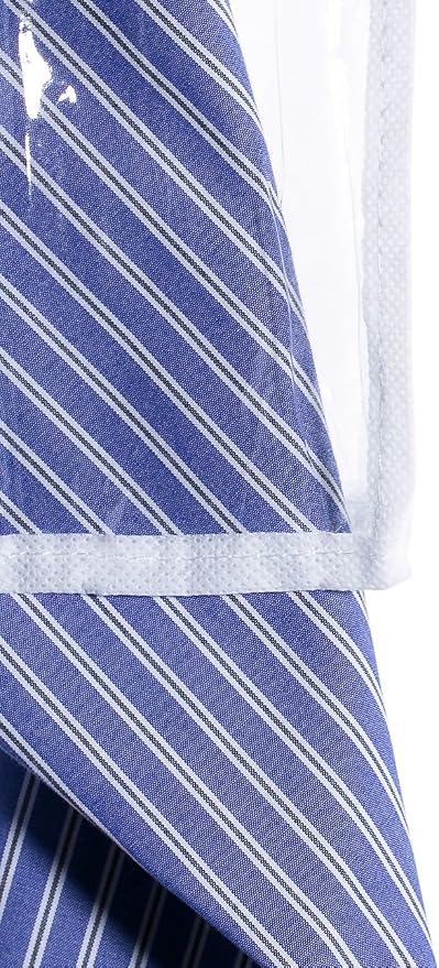 Clear Vinyl Shoulder Covers Closet Suit Protects Storage Home Decor Set of 12, 12"H x 22"W x 2"D - Image 3