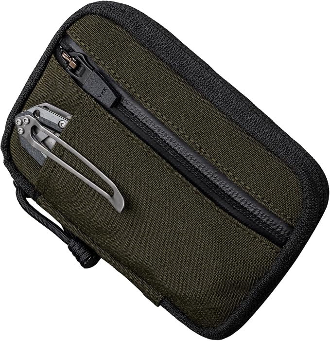 ALPAKA HUB Pouch Pro EDC Tool Pouch Green Axogrid 300D | For Electronics, Cables with YKK Zipper, Daily Use and Travel，Weatherproof UV Resistant Fabric by ALPAKA