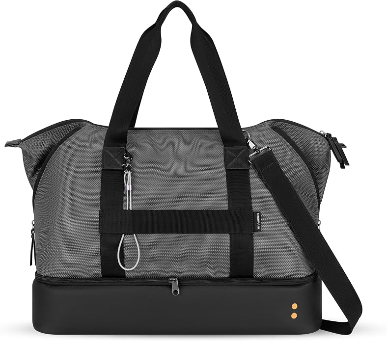Sherpani Boston, Anti Theft Weekender Bags, Travel Duffel Bag, Carry On Tote Bag with Removable Shoe Bottom Compartment - Image 6