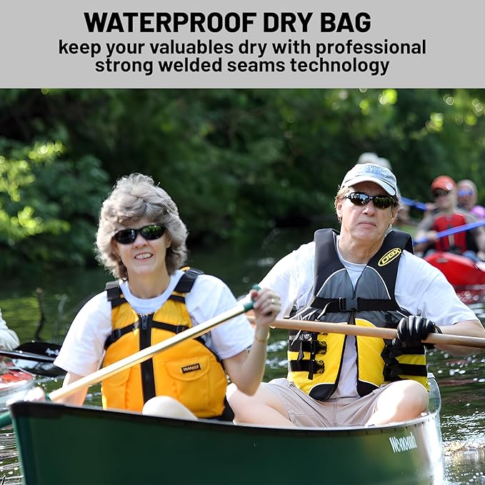 Waterproof Dry Bag,Roll Top Sea Turtle Coral Starfish Small Waterproof Backpack 5L/10L/20L Floating Lightweight Bags for Kayaking, Boating, Fishing, Swimming Camping with Waterproof Phone Case - Image 5