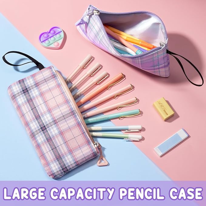 Fimibuke School Backpack for Girls, 3 PCS Waterproof Teen Girls Backpack with Lunch Box, Pencil Pouch Set, Cute Kids Bookbag School Bag for Elementary Middle High School Student Age 6+(Black & Purple) - Image 6