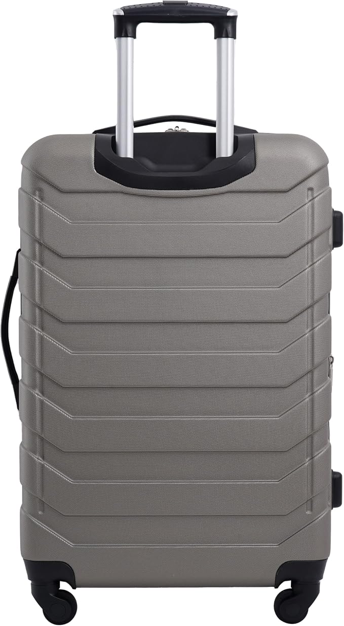 Wrangler 4 Piece Miami Luggage and Packing Cubes Set, Desert Taupe - Image 4