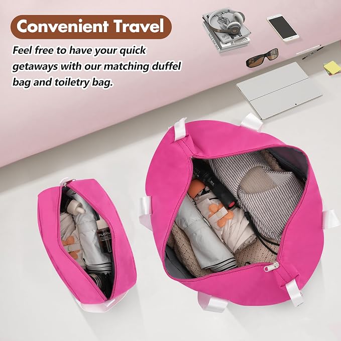 Merax 24 Inch Checked Luggage, Expandable Suitcase with Spinner Wheels, Hard Shell Vintage Luggage Set with TSA Lock(Pink) - Image 7