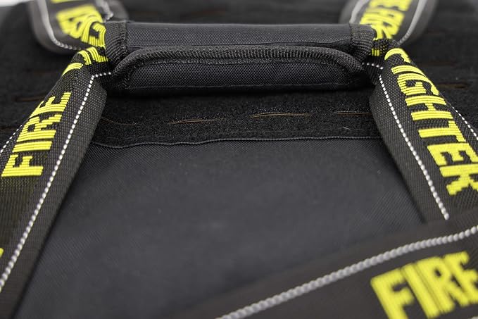 Lightning X Products Fireman Premium 3XL Firefighter Rescue Step-In Turnout Fire Gear Bag With Shoulder Strap & Helmet Pocket (Black) - Image 8