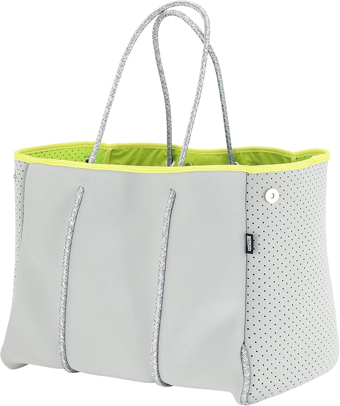 QOGiR Neoprene Multipurpose Beach Bag Tote with Inner Zipper Pocket … … … … by QOGiR