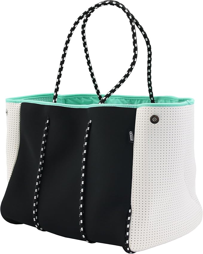 QOGiR Neoprene Multipurpose Beach Bag Tote with Inner Zipper Pocket … … … … by QOGiR