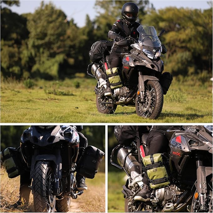 Rhinowalk Motorcycle Crash Bar Bag Waterproof 6L Motorcycle Frame Bag Saddle Bag Side Bag with Shoulder Strap - Image 6