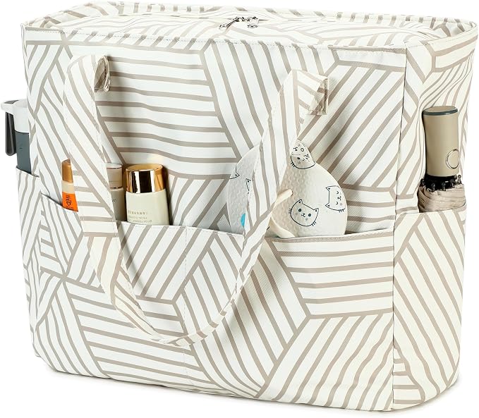 Bluboon Waterproof Beach Tote Pool Bags for Women Ladies Extra Large Carry On Bag With Wet Compartment for Weekender Travel - Image 8