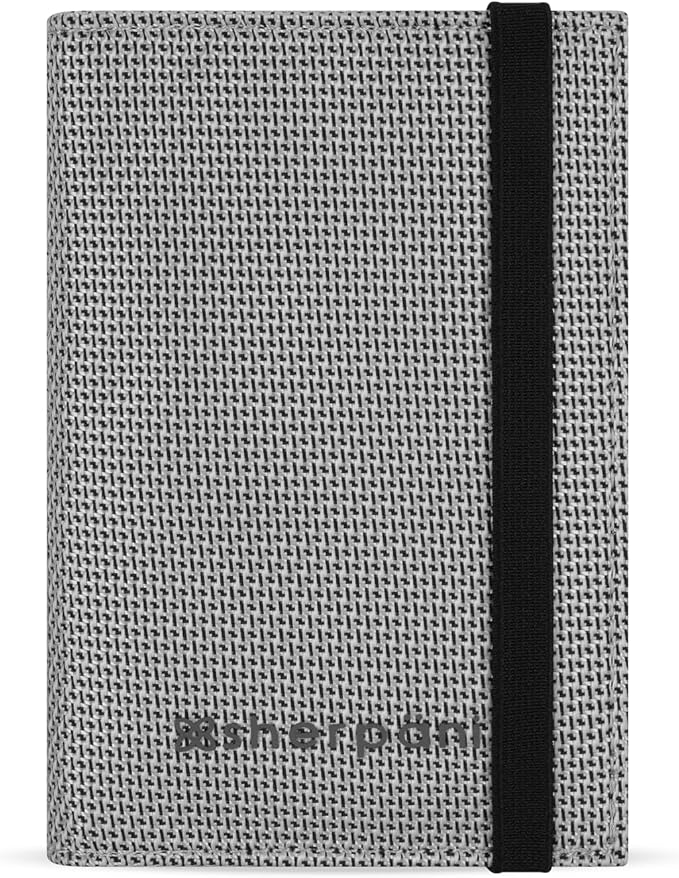 Sherpani Vienna, RFID Blocking Passport Holder, Travel Passport Cover Wallet, Travel Documents Organizer Protector for Women, Travel Gift (Sterling) by SHERPANI
