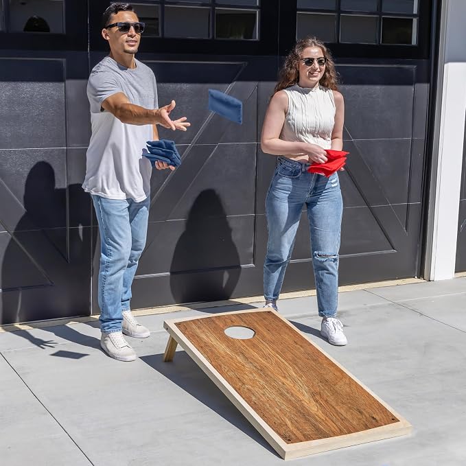 GoSports Portable Cornhole Sets, 8 Styles – Choose 4 x 2 ft or 3 x 2 ft - Boards Include 8 Bean Bags, Travel Case, and Game Rules - Image 6
