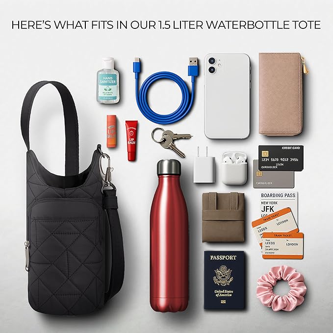 Travelon Anti-Theft Boho Insulated Water Bottle Tote - Image 6