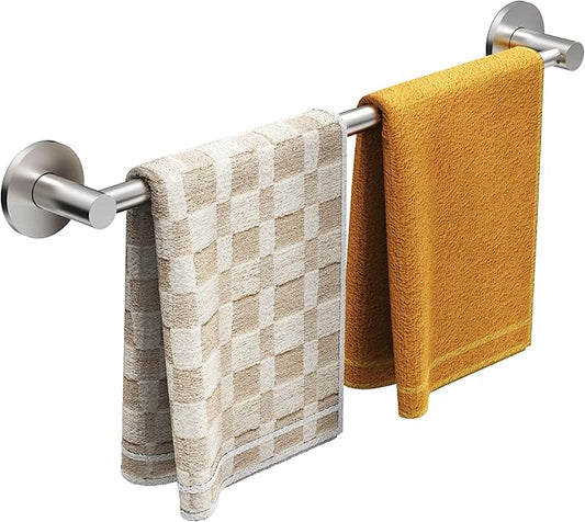 Magnetic Towel Bar, Adjustable Towel Rod with Larger Magnetic Base & Hidden Magnet Design, Non-Slip Magnetic Towel Holder for Refrigerator, Dishwasher, Oven, Washer (Silver, 1Pack) by MIROAMZ