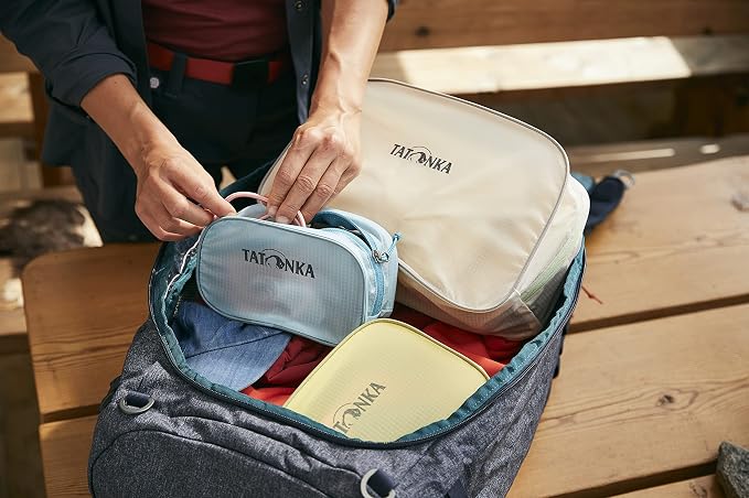 Tatonka SQZY Zip Bag (2L // 4L or 8L) - Ultralight Pack Sack with Zip - Ideal for Sorting Travel Luggage - PFC-Free - Image 2