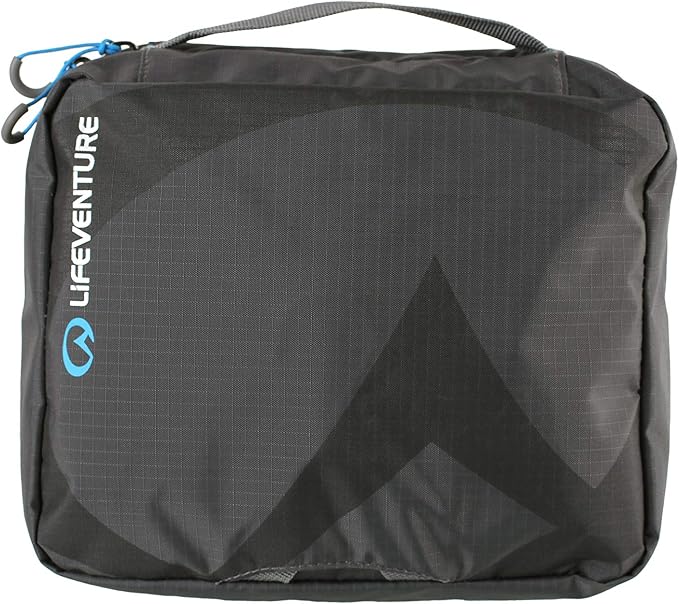 Lifeventure Wash Bag for Men & Women Water-Resistant Travel Hanging Wash Bag with Mirror and Dry/Wet Separation Pockets - Image 2