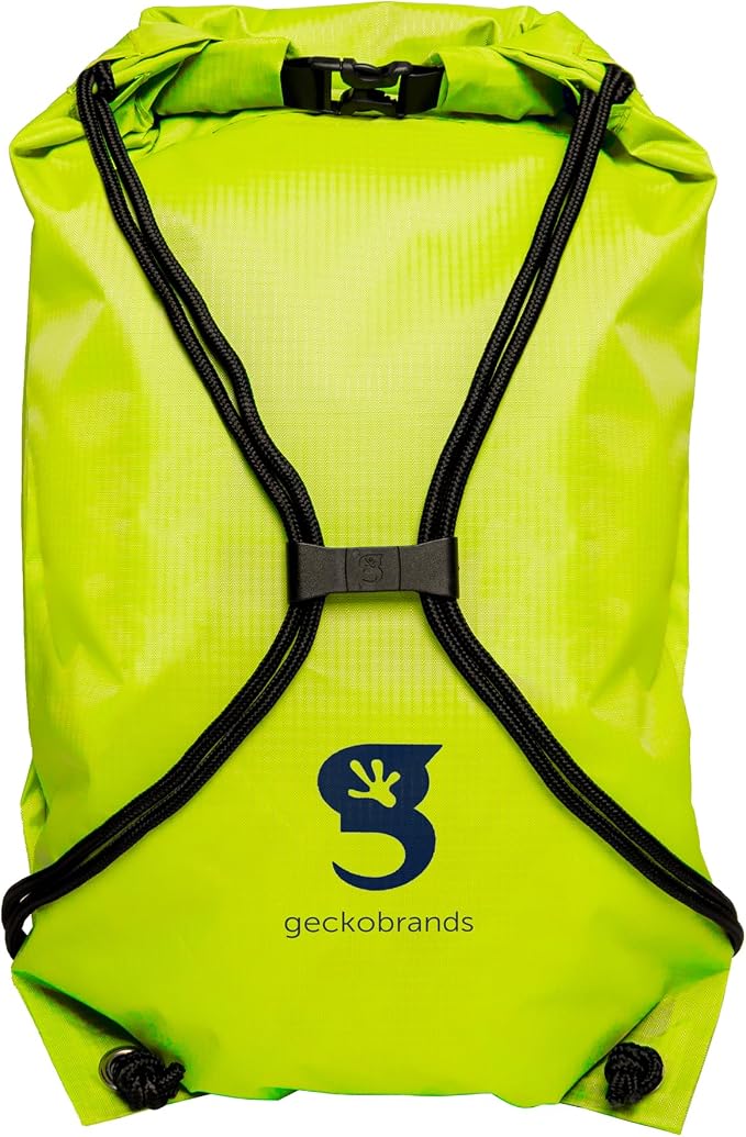geckobrands Embark 10L Drawstring Backpack – Waterproof, Lightweight Dry Bag for Beach, Hiking, and Light Water Activities - Image 2
