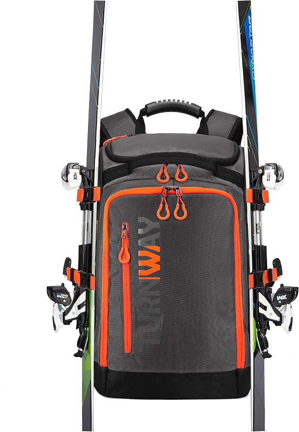 TurnWay Ski/Snowboard Boot Backpack/Ski Boot Backpack | Excellent for Store All Gear | Travel with Waterproof Exterior, Reflective Strip for Men, Women and Youth - Image 7