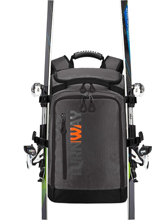 TurnWay Ski/Snowboard Boot Backpack/Ski Boot Backpack | Excellent for Store All Gear | Travel with Waterproof Exterior, Reflective Strip for Men, Women and Youth - Image 7
