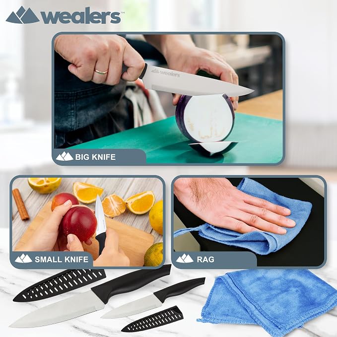 Wealers Camp Kitchen Cooking Utensil Set Travel Organizer Grill Accessories Portable Compact Gear for Backpacking BBQ Camping Hiking Travel Cookware Kit Water Resistant Case - Image 3
