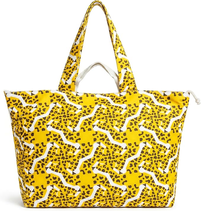 Salt Earth XL Beach Tote Bag for Women – XL Travel Tote with Zipper & Pockets, Oversized Canvas Pool Bag, Weekender Carry-On by SaltEarth