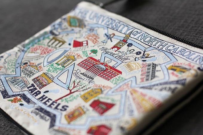 Catstudio Collegiate Zipper Pouch, University of North Carolina Travel Toiletry Bag, Ideal Gift for Alumni, Makeup Bag, Dog Treat Pouch, or Travel Purse - Image 4
