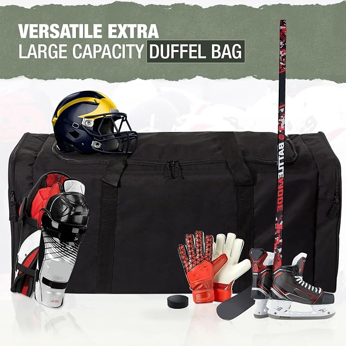 Jetstream Heavy Duty Multi Pocket Durable Sports Gym Equipment Travel Duffel Bag - Image 6