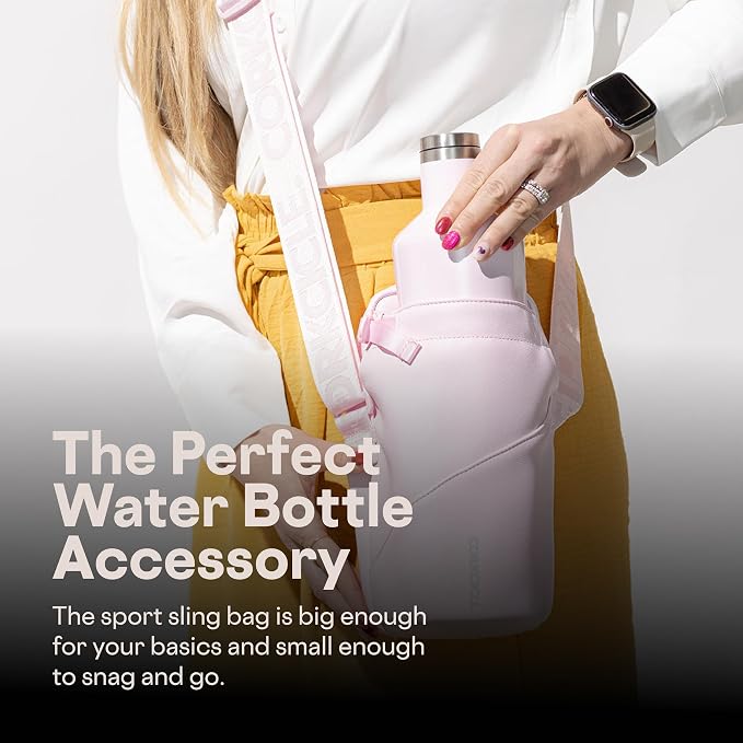 Corkcicle Cooler Sling Bag Crossbody Holder, Perfect for Holding 16 oz - 40 oz Canteen Water Bottle - Image 6