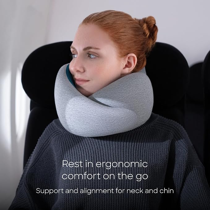 Ostrichpillow GO Travel Pillow, 360° Memory Foam Support, Soft & Washable - Image 5