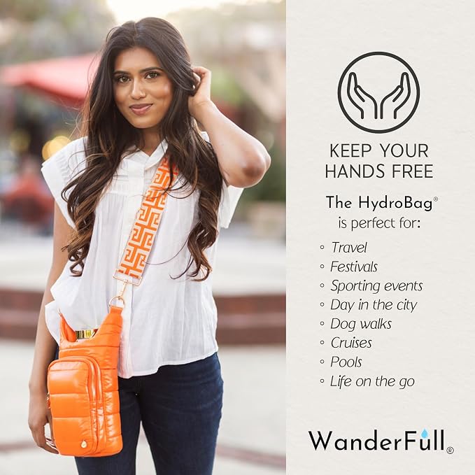 WanderFull Original HydroBag Crossbody Water Bottle Holder with Phone Pocket, Fits Water Bottles up to 32 oz - Image 7