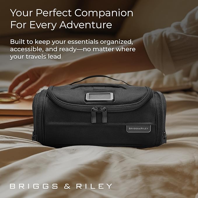 Briggs & Riley Toiletry Kit - Travel Bags for Women & Men, Organizer for Vacation, Dopp Kit for Bathroom Accessories, Makeup, & Skincare - Image 6