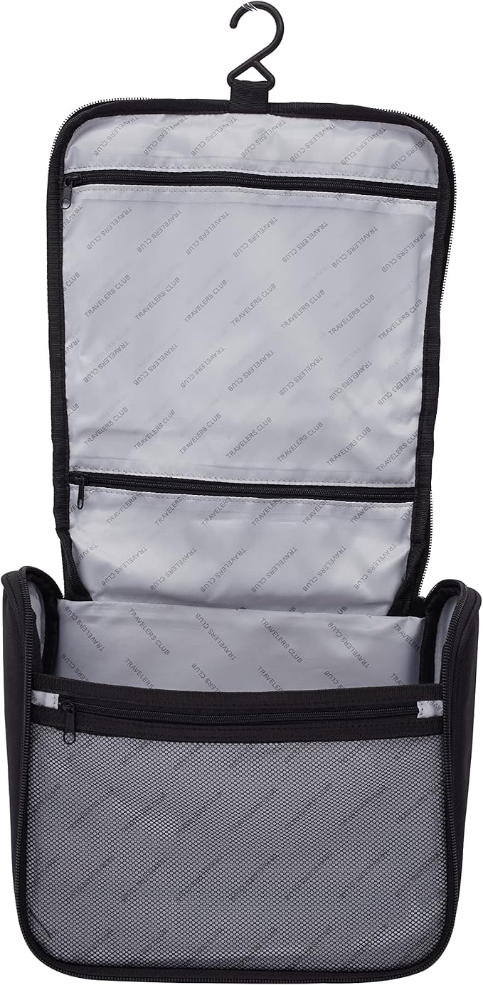Travelers Club 14 Piece Riddock Luggage and Travel Accessories Set, Black - Image 6
