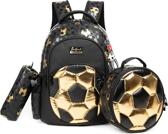 Boys' School Backpack with Lunch Box and Pencil Case - Ideal for Teens and Middle School Students by MYHSBYO