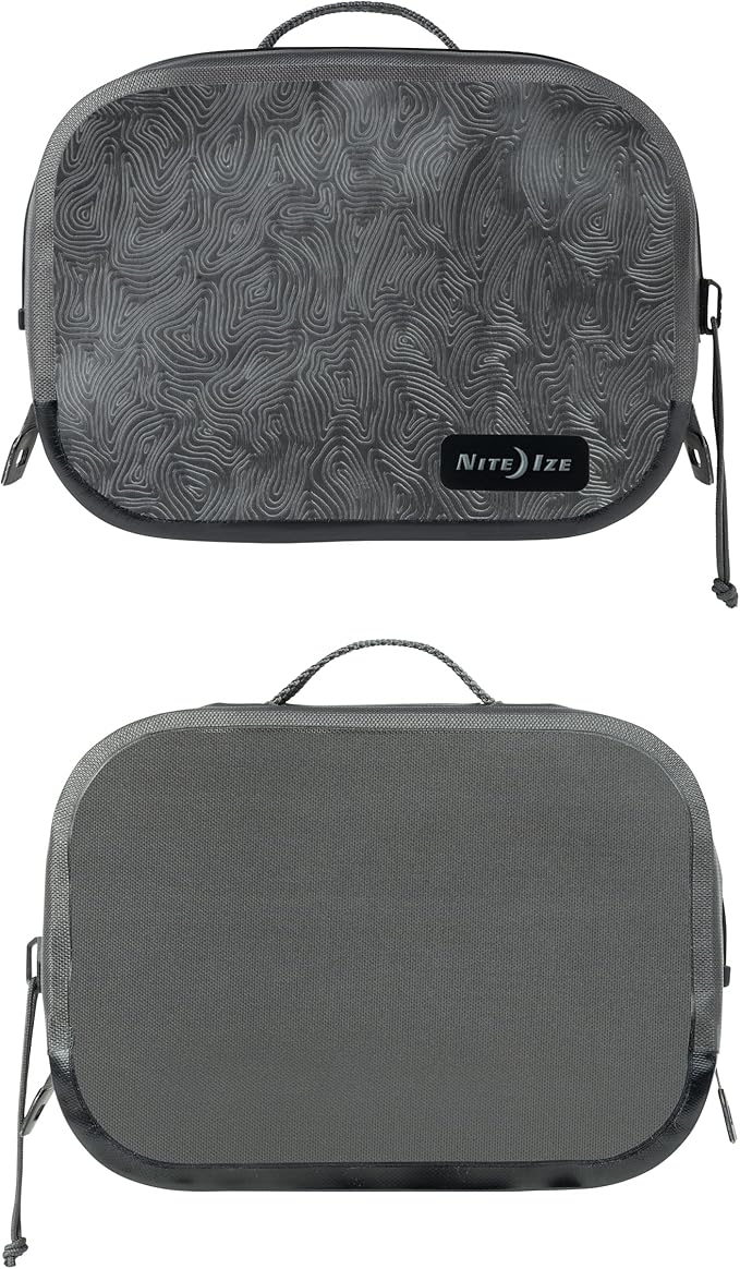 Nite Ize RunOff Waterproof Packing Cube - Waterproof Packing Cube for Travel - Dry Travel Bag with Compression - Charcoal, Small - Image 2