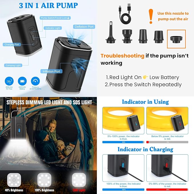 Travel Vacuum Bags for Luggage with Pump, Reusable Vacuum Seal Bags for Clothing, IP68 Waterproof, Top-open Design, Fits 20/24/28 Inch Suitcase (1PC+Pump, 43L) - Image 8
