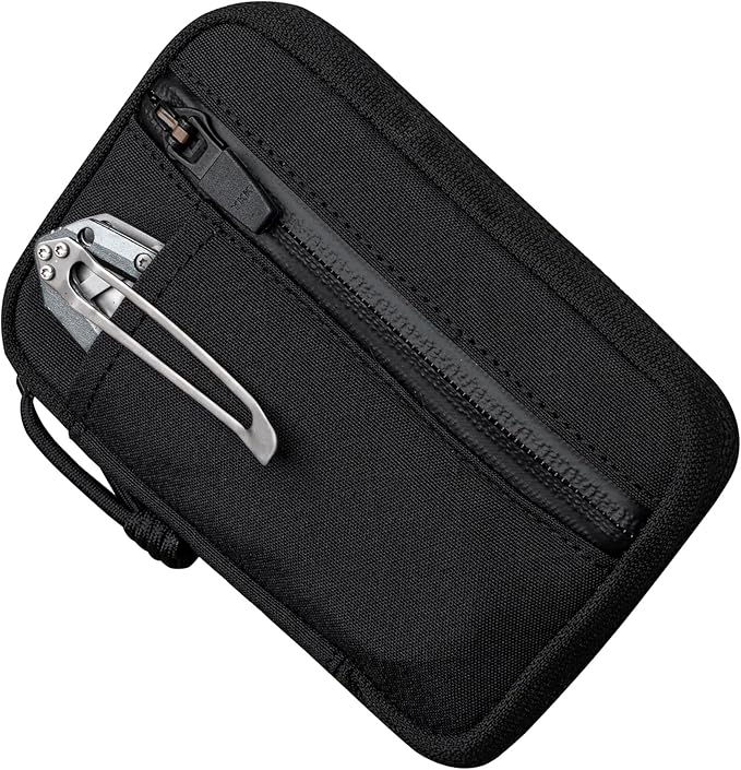 ALPAKA HUB Pouch Pro EDC Tool Pouch Black Axogrid 300D | For Electronics, Cables with YKK Zipper, Daily Use and Travel，Weatherproof UV Resistant Fabric by ALPAKA