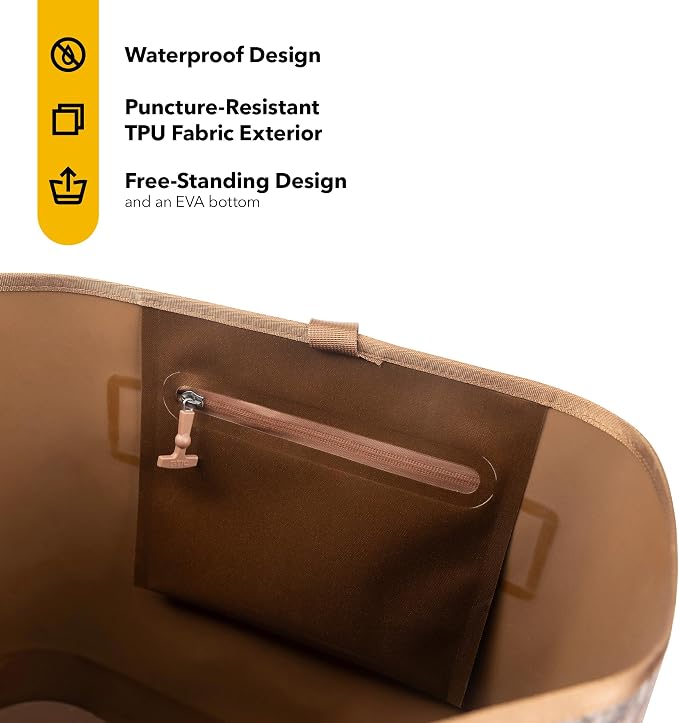 RTIC Ultra-Tough Tote Bag, Waterproof for Beach, Pool, Towel, Grocery, Shopping, Heavy-Duty, Puncture Resistant - Image 3