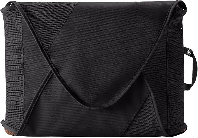 Eagle Creek Pack-It Reveal Garment Folder - Travel Garment Bag with Compression Wings to Maximize Luggage Space - Convenient Top Handle - Quick Drying Material - Black - X Large - Image 2