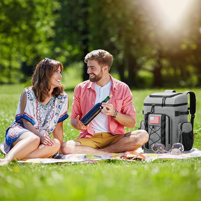 Maelstrom 35/50 Can Insulated Backpack Cooler, Leakproof Soft Lunch Ice Bag | Keeps Food Cold For 16h, Peva Liner, Durable Nylon, Ergonomic Padding. Perfect For Men, Women, Camping, Beach, Hiking, Travel - Image 8