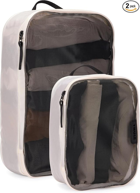 Thule Packing Cube Set, Includes Medium & Small Cubes, Transparent Fabric, Organize Clothing, Easy to Pack by Unknown