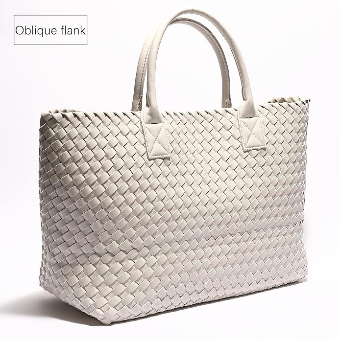Woven Bag Shopper Bag Travel Handbags and Purses Women Tote Bag Large Capacity Shoulder Fashion Bags - Image 4