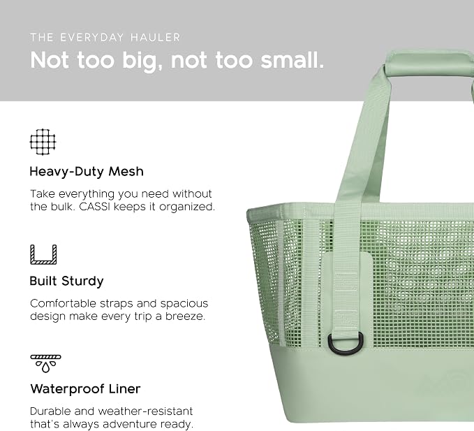 MISSION Boat Gear CASSI Heavy-Duty Outdoor Tote and Waterproof Marine-Grade Mesh Boat Bags - Image 3