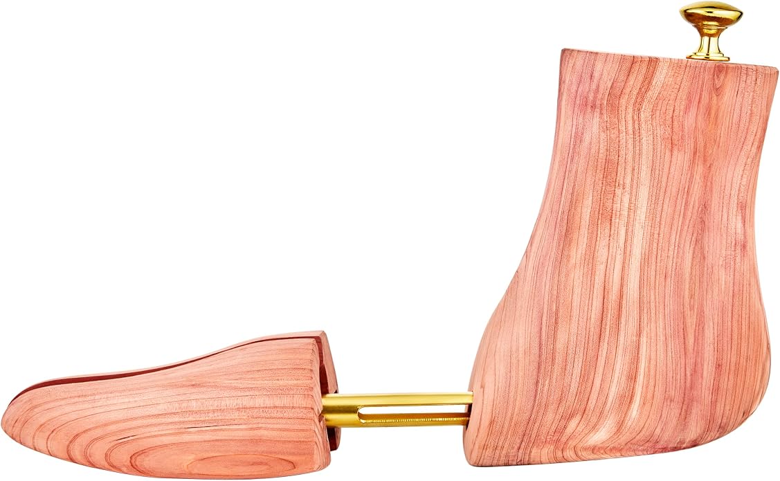 Cedar Boot Tree for Men - Natural Aromatic Wood Boot Tree Grown In USA, For Boots & Shoes, Storage Bag Included - Image 3