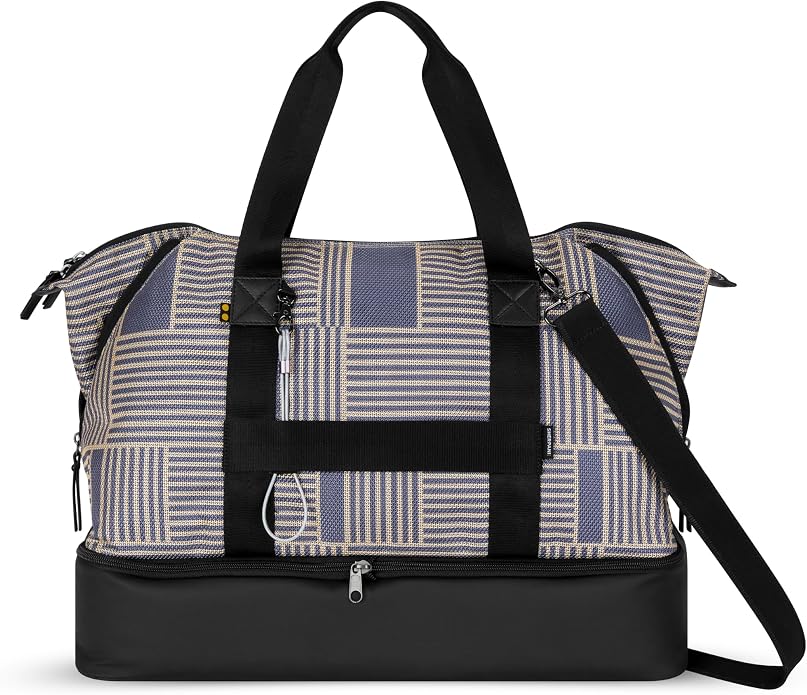 Sherpani Boston, Anti Theft Weekender Bags, Travel Duffel Bag, Carry On Tote Bag with Removable Shoe Bottom Compartment - Image 2